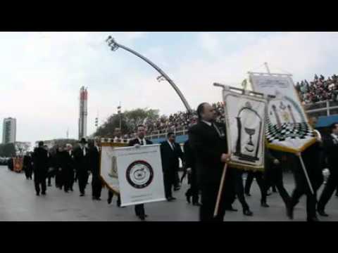 Batalhão Maçônico GOB- GOSP Desfile 7 de Setembro 2015 Anhembi-SP