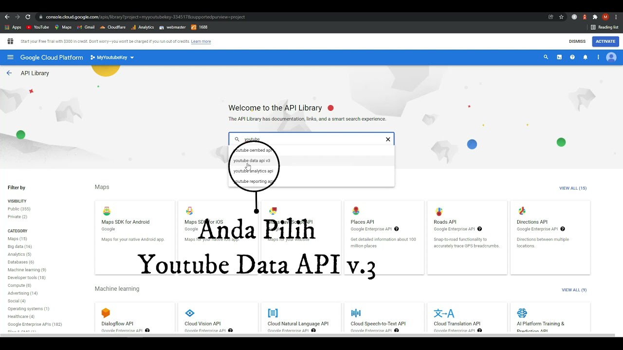Putar video Cara Buat atau mendapatkan Youtube API Key v3 sekarang Cara Buat atau mendapatkan Youtube API Key v3