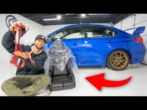 New Limited Edition Subaru WRX STi Seats & Matching Belts