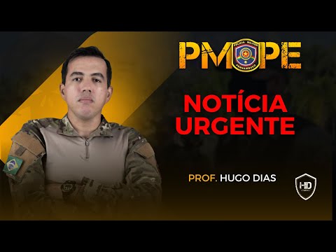 CONCURSO PMPE - NOTÍCIA URGENTE SOBRE O TERMO DE REFERÊNCIA