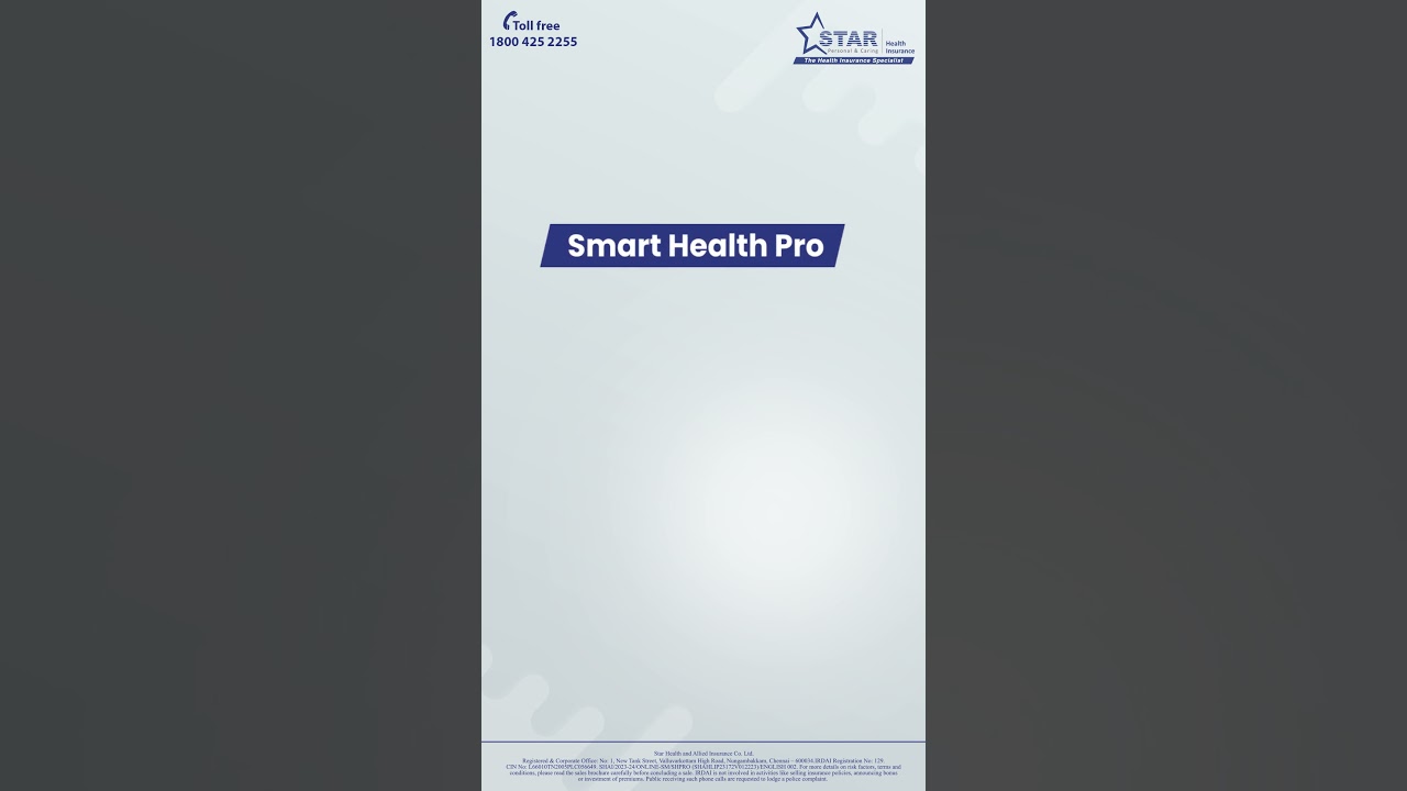 STAR Health Insurance | Smart Health Pro | English