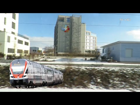 Zug Mitfahrt Niederweningen - Rapperswil , Wetzikon - Bubikon , Train ride, Viagem de trem