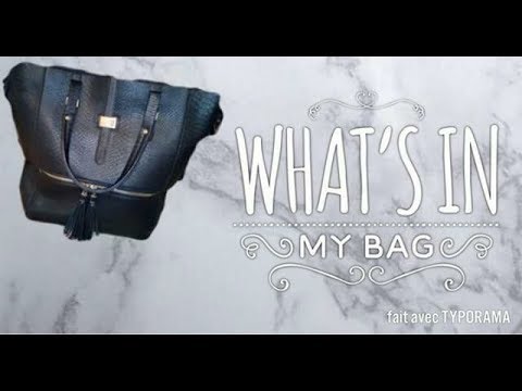 What's in my bag ? ماذا يوجد في حقيبتي