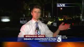 KTLA 5 coverage of Deputy-Involved Shooting in Laguna Niguel