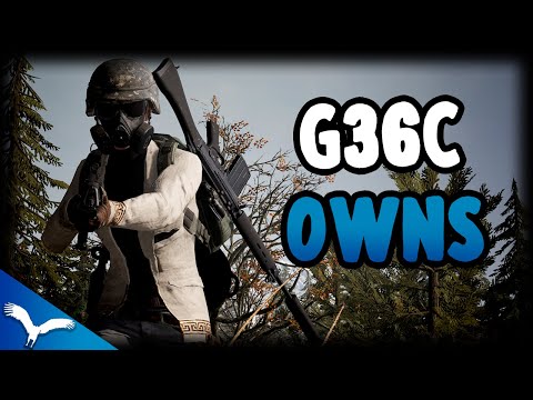 Eliminating squads with the G36C! Duo w/ hwinn Kaymind PUBG Highlight