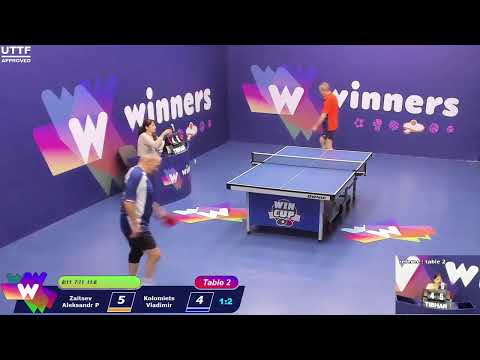 WINners CUP table 2  14.01 Zaitsev Aleksandr P - Kolomiets Vladimir 11:00