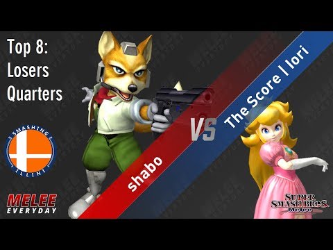 House of Paign 16 - Iori (Peach) vs. Shabo (Fox) - SSBM - Top 8 - Losers Quarters