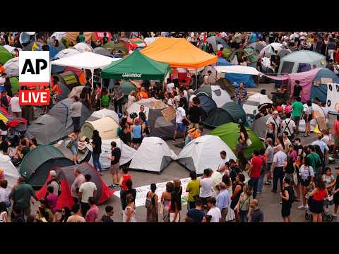 LIVE: Spain housing protesters camp in Madrid’s Puerta del Sol for 4th day