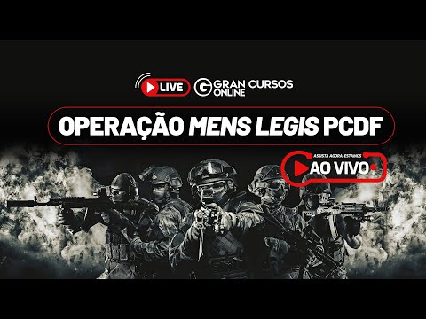 Concurso PCDF: Operação Mens Legis PCDF - redação nota MÁXIMA! Não Perca!