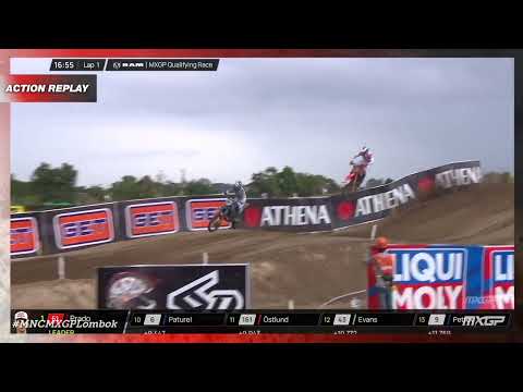 Battle between Seewer and Fernandez | MXGP RAM Qualifying Race | MNC MXGP of Lombok-Indonesia 2023