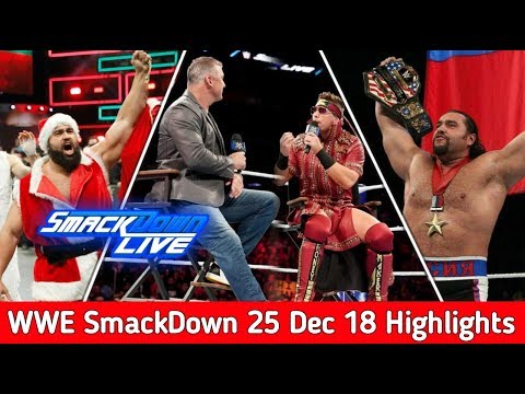 WWE SmackDown Live 25 December 2018 Highlights ! WWE SmackDown Highlights 12/25/18