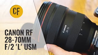 Video thumbnail for Canon RF 28-70mm f/2 'L' USM lens review with samples by Christopher Frost
