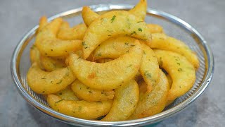 Amazing Potato Recipes ! Semicircle Potatoes ! Crispy French Fries
