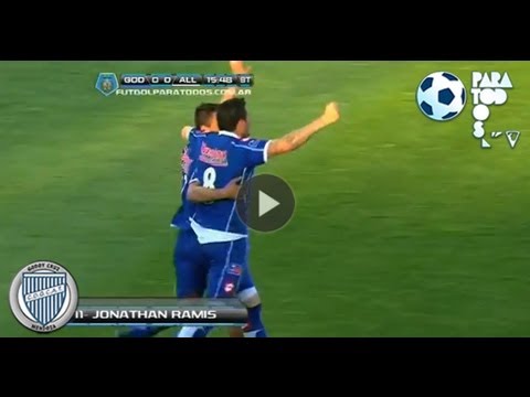 Gol de Ramis. Godoy Cruz 1 - All Boys 0. Fecha 10. Torneo Inicial 2013. Fútbol Para Todos