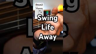 How to Play Swing Life Away by Rise Against (Easy Acoustic Guitar Tutorial)  #guitarlesson