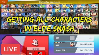 [VOD] - Trying to get all Characters in to Elite Smash [Smash Ultimate] (Jun. 02)