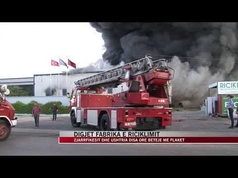 Digjet fabrika e riciklimit në Kashar - News, Lajme - Vizion Plus