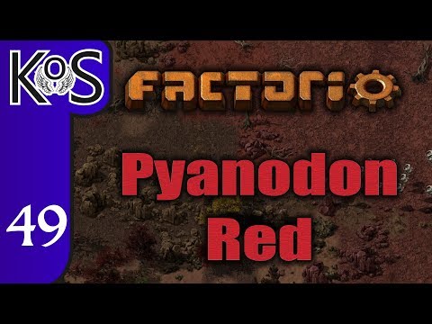 Factorio Pyanodon Red Ep 49: DIAMOND CONTROL - 0.16 - Gameplay, Let's Play