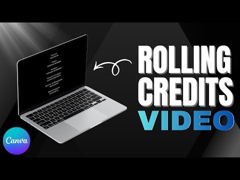 EASY Canva Rolling Credits Video (Step by Step)