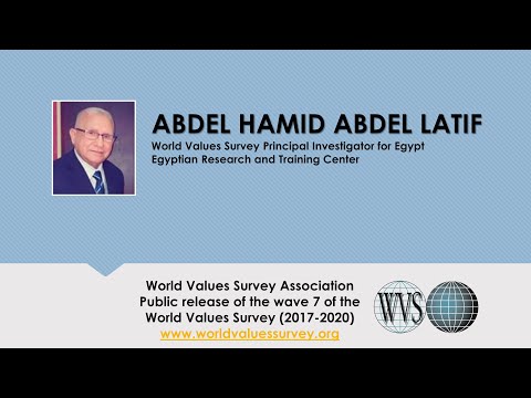 WVS Wave 7 Data Public Launch Talk: Abdel Hamid Abdel Latif