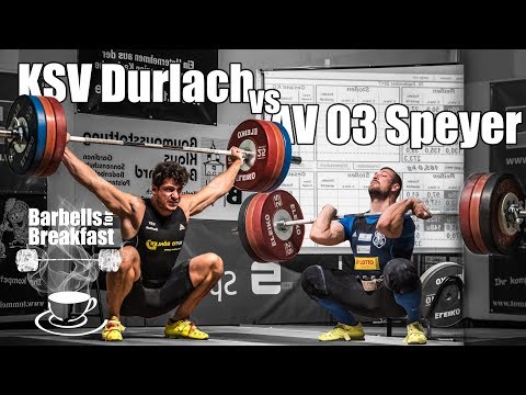 KSV Durlach versus AV 03 Speyer weightlifting Bundesliga Gewichtheben 2017-09-30