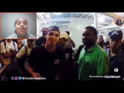 React batalha de rima alves vs van lee