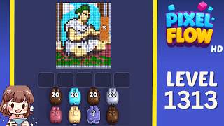 Pixel Flow Level 1313 Solution Walkthrough