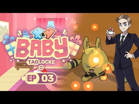 CRUSHING GYM BATTLE! Pokemon XY Baby Taglocke Ep03 w/ DuncanKneeDeep!