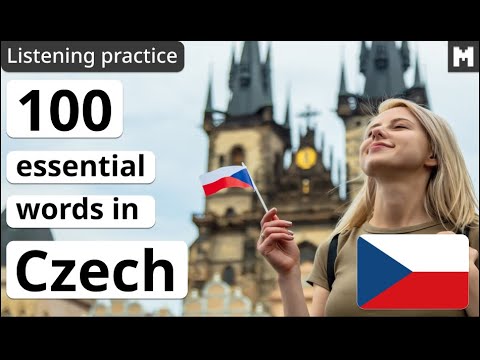 🇨🇿LEARN CZECH: 100 of the Most Common Words in context (improve your listening skills)