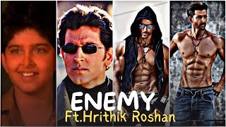 Hrithik Roshan X Enemy Edits 😈 | 🔥 Hrithik Roshan Whatsapp status 🔥 | 🥵 Greek God 🥵 #shorts