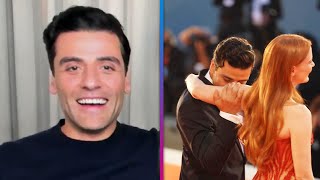 Oscar Isaac REACTS to Going Viral for Smelling Jessica Chastain&#39;s Arm
