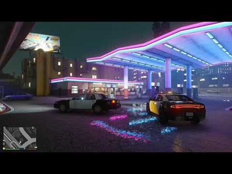 GTA V LSPDFR LAPD #16 Natural Vision Evolved graphics I G25 Wheel