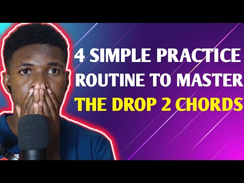 Gospel Piano Lesson | Master the drop 2 Chords with This Simple Practice routine