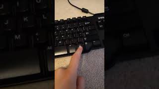 How to press a Windows key?! Old dell Keyboard! (INSANE) #shorts