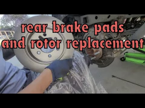 2017 Ford F150 rear brake pads and rotor replacement with electronic parking brake