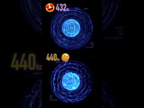 432 Hz vs 440 Hz. TRIPPY AF! 😍 CYMATICS Experiments. Sound Vibrates Water. Sacred Geometric Waves