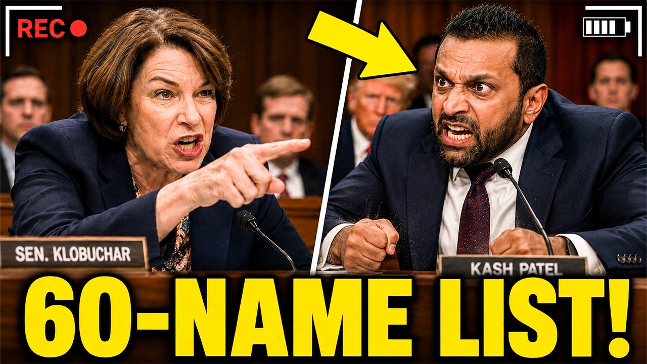 Video: Klobuchar questions Patel on past statements in FBI director confirmation hearing