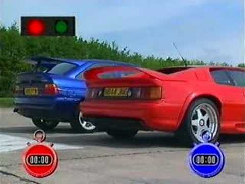 Escort RS Cosworth vs Lotus Esprit V8