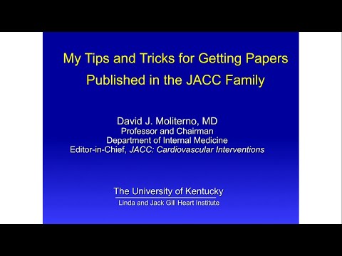 Must Know Tips for Publishing In JACC Journals