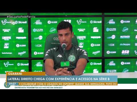 Ligados no Esporte - Guarani oficializa contratação de Diogo Mateus