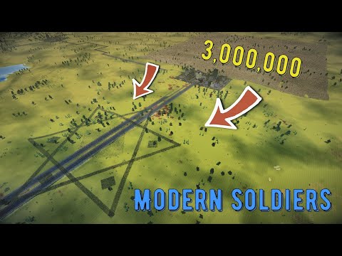 Modern Soldiers Formation vs 3,000,000 Zombies - UEBS 2