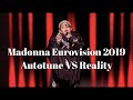 Madonna Eurovision 2019 Autotune VS Reality