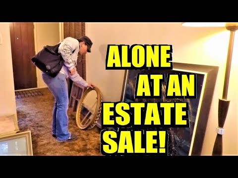 Ep212: WE WERE ALL ALONE AT THIS ESTATE SALE! - The ORIGINAL GoPro Garage Sale Vlog!