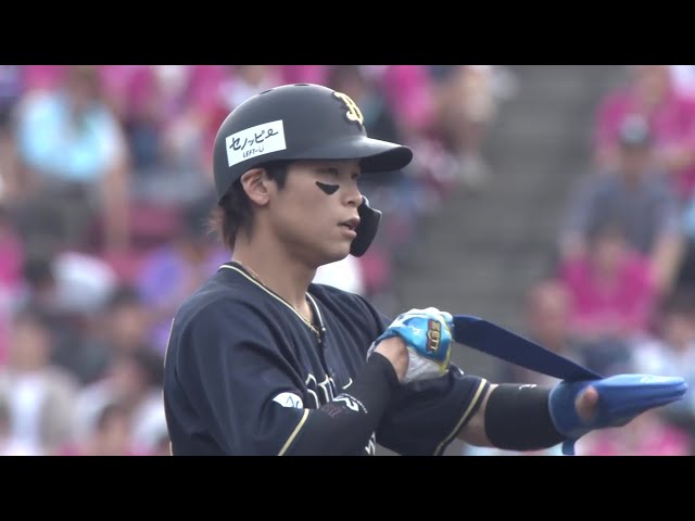 【1回表】13試合連続安打!! バファローズ・中川圭太 タイムリー2ベースヒットで先制!! 2025年8月24日 東北楽天ゴールデンイーグルス 対 オリックス・バファローズ