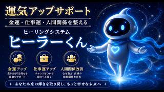 運気アップサポート｜金運・仕事運・人間関係を整える、ヒーリングシステムヒーラーくん