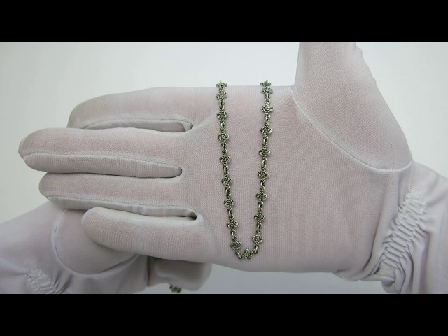Серебряная церковная цепочка ехм27 Видеообзор