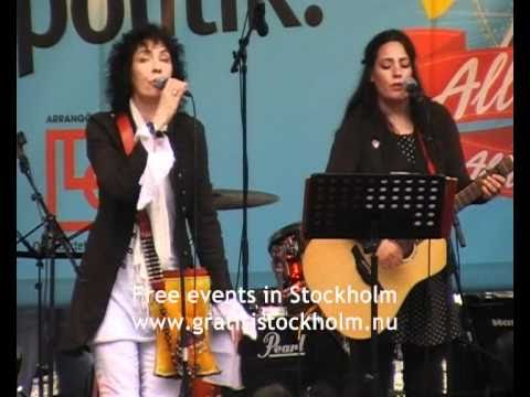 Stina Berge - Pariserhjul, Live at Allsång Mot Alliansen, Vitabergsparken, Stockholm 3(7)