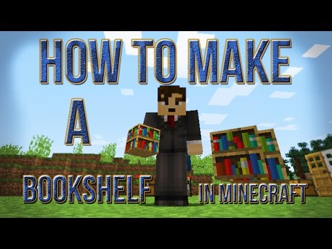 How To Make A Bookshelf in Minecraft - YouTube