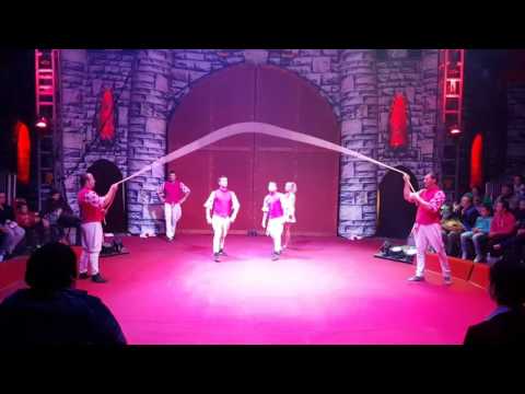 I-Team in Loritz Circus performing Skipping rope