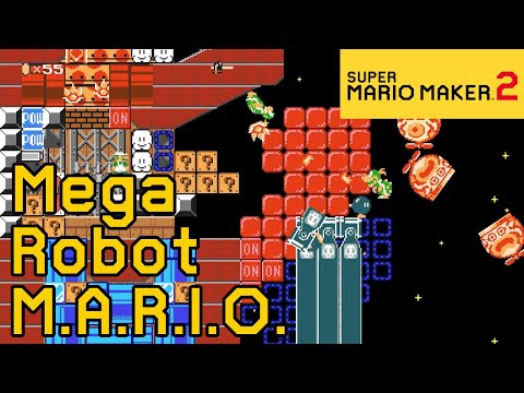 Super Mario Maker 2 - Awesome "Mega Action Robot: M.A.R.I.O." Level